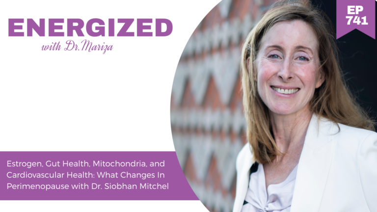 741: Estrogen, Gut Health, Mitochondria, and Cardiovascular Health: What Changes In Perimenopause with Dr. Siobhan Mitchel